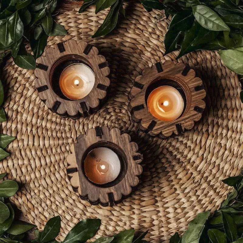 Troya Tealight Holder - Set Of Three media 1