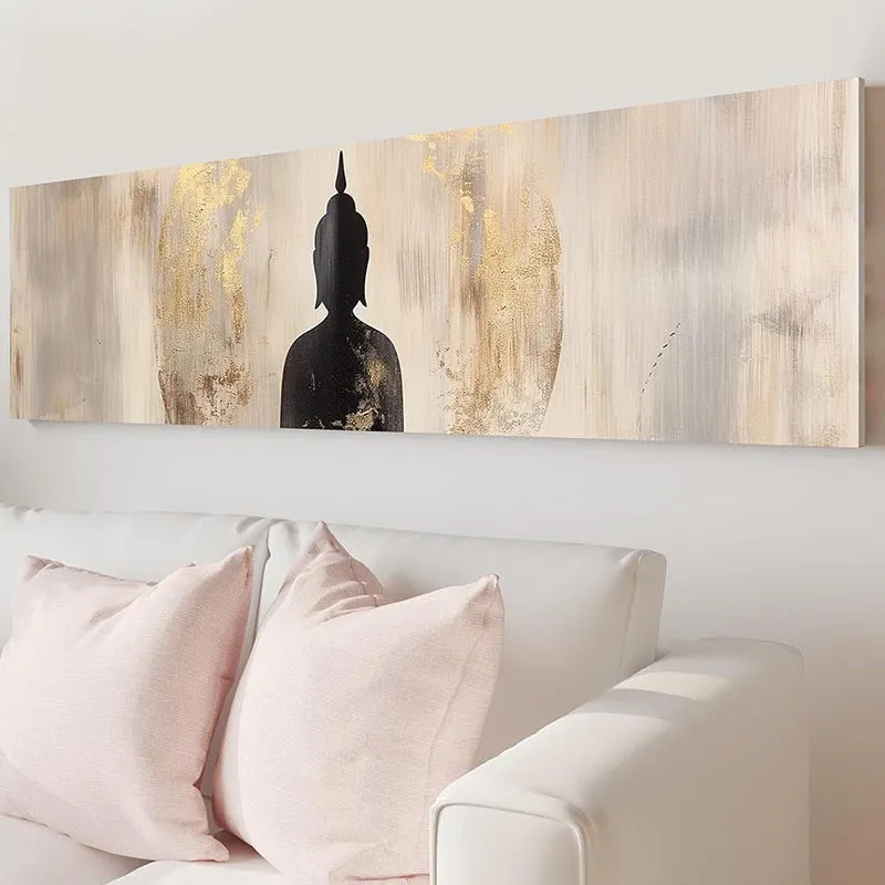 Shadow Of Gautama Spiritual Canvas Wall Art media 8