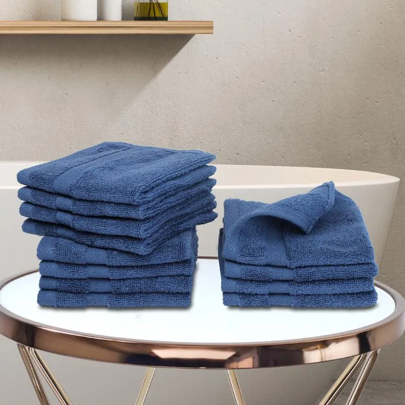 Miorah Face Towel (Blue) - Set Of Twelve media 1