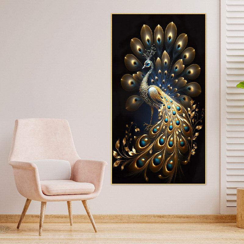 Golden Gleam Mayoor Wall Painting