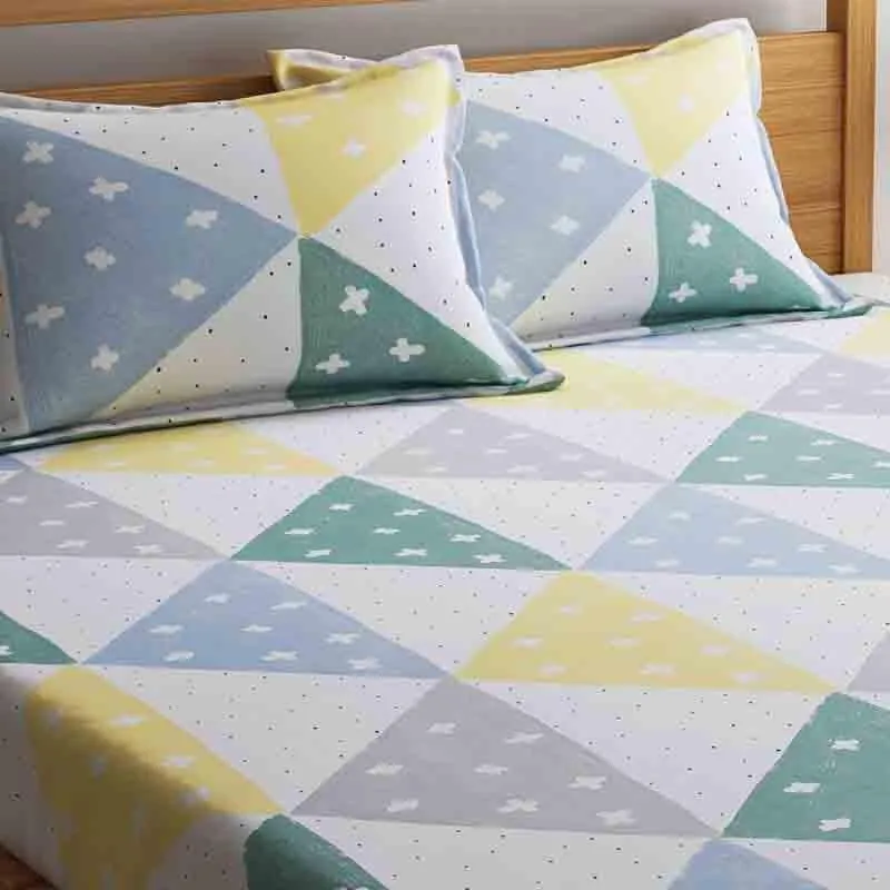 Stargaze fields Cotton Bedsheet - 210 TC media 5
