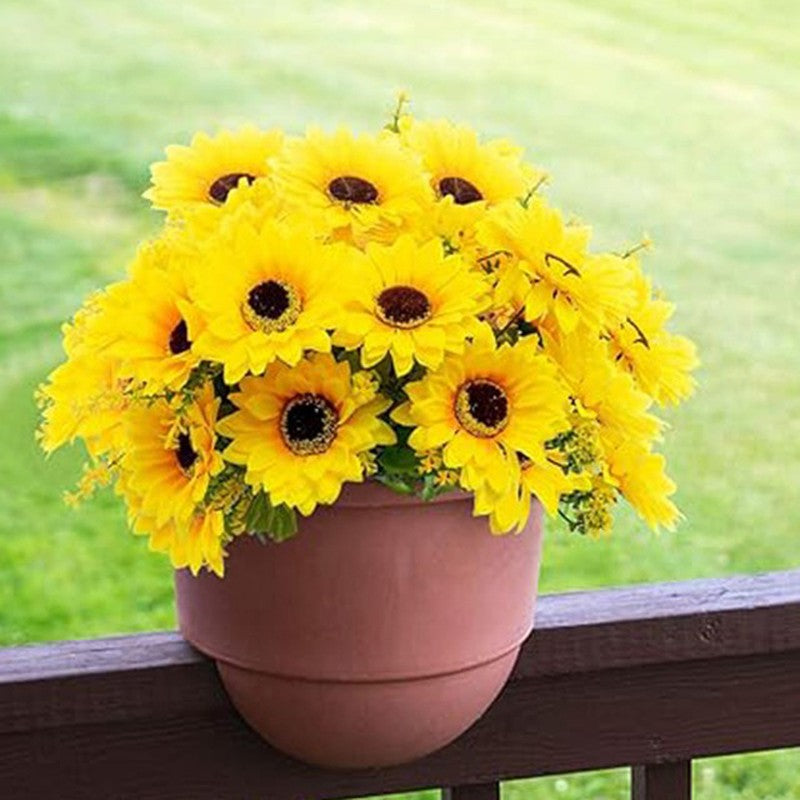 Forever Fresh Faux Flowers (Yellow) - Set Of Two