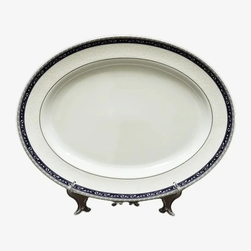 Dinole 24k Gold Brushed Porcelain Dinner Set - 33 Piece Set media 10