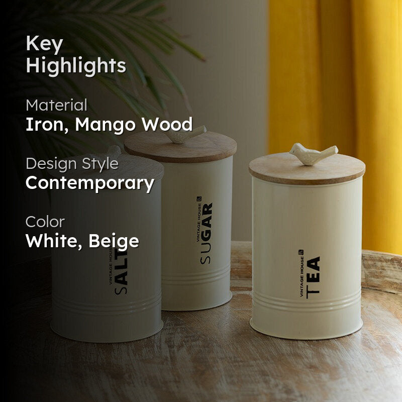 Pantry Prime Iron Jar (1080 mL Each) - Set Of Three media 2