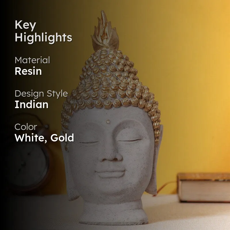 Tranquil Buddha Idol - White media 2