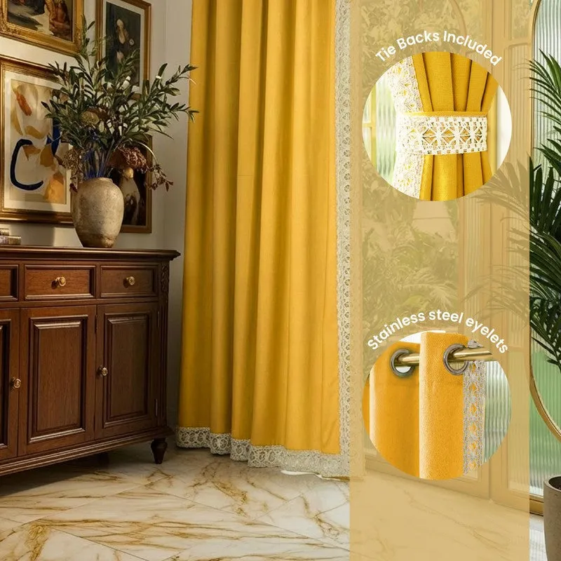 Urban Space Softane Curtain - Yellow media 5