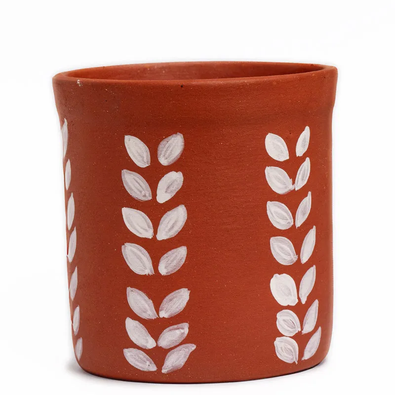 Anvi Handpainted Terracotta Kulhad - Set Of Two media 4