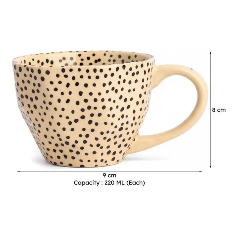 Baron Ceramic Tea Cup (220 mL Each) - Set of Two media 7
