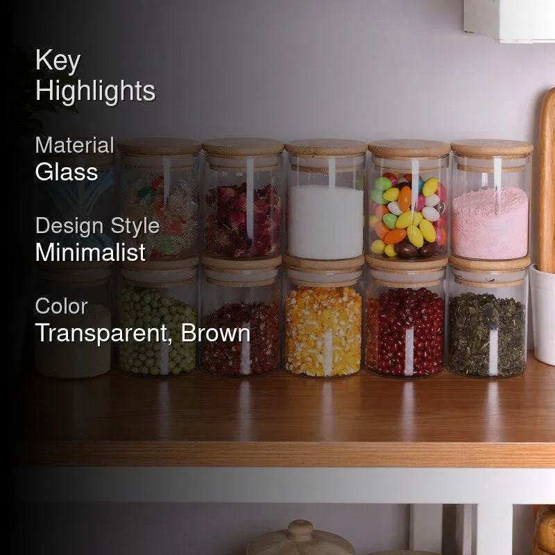 DesiCharm Pantry Jar (220 mL Each) - Set of Twelve media 2