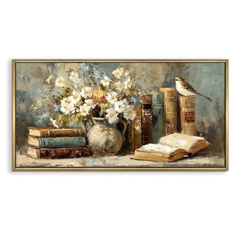 Oldworld Canvas Wall Painting With Frame media 3