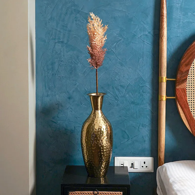 Pampera Artificial Pampas Without Vase (Beige) - 3 Feet media 6