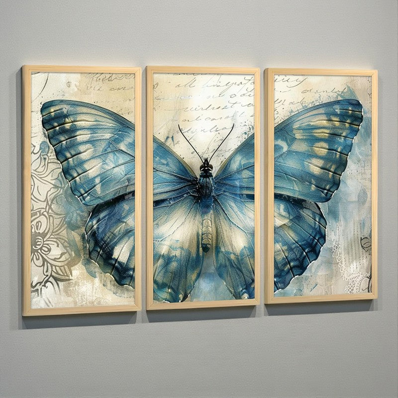 Butterfly Splits Wall Art - Set Of Three media 3