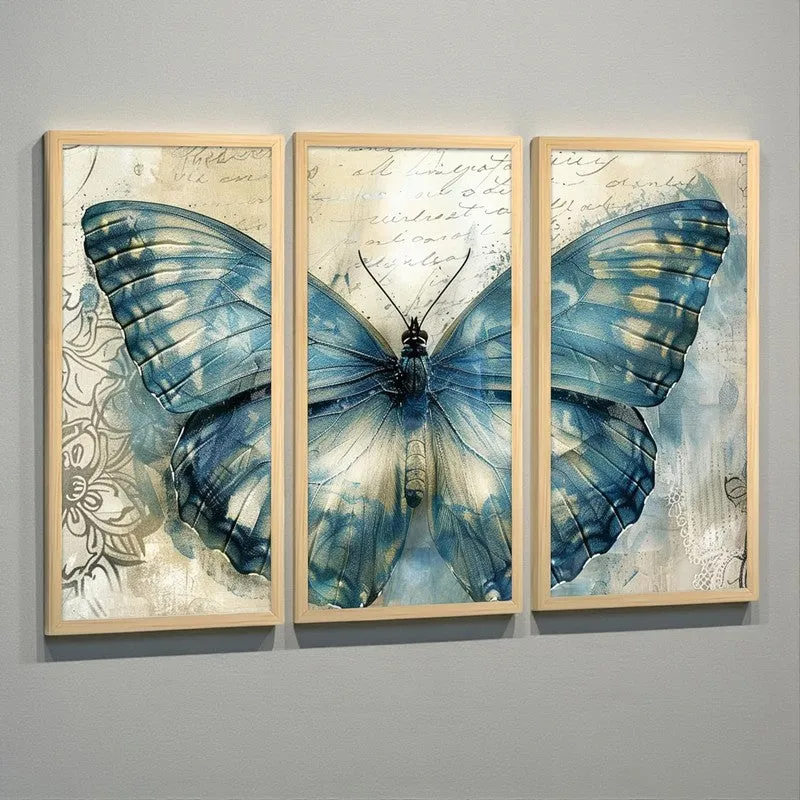 Butterfly Splits Wall Art - Set Of Three media 3