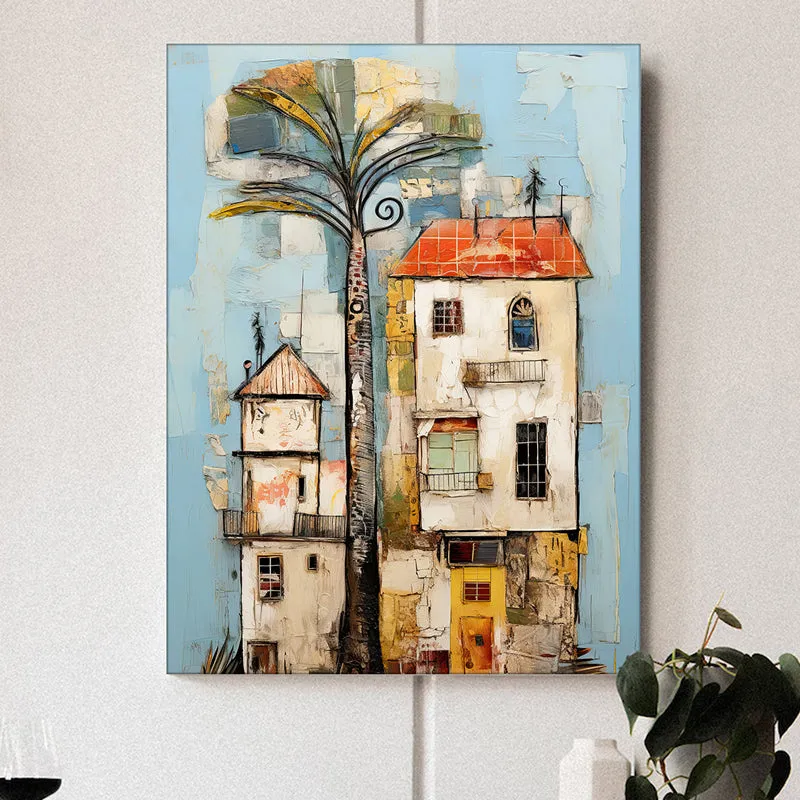 Painted Mansion Wall Art media 3