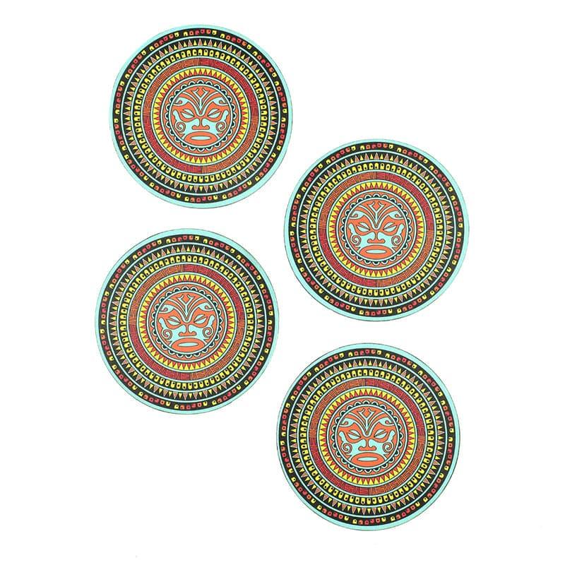 Koa Maori Mandala Trivet - Set Of Four media 7