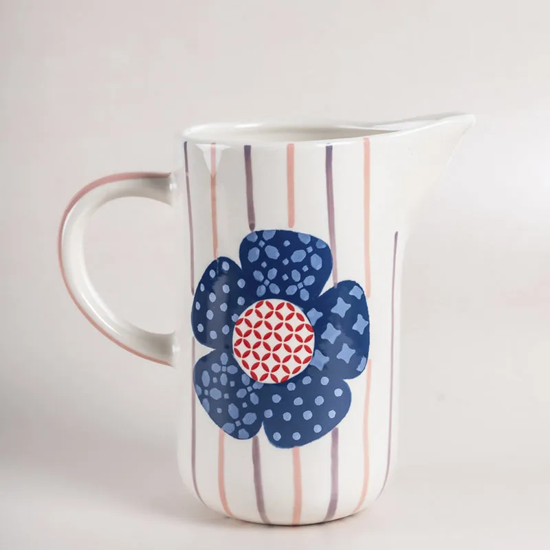 Adula Floral Handpainted Pitcher - 500 ML media 3