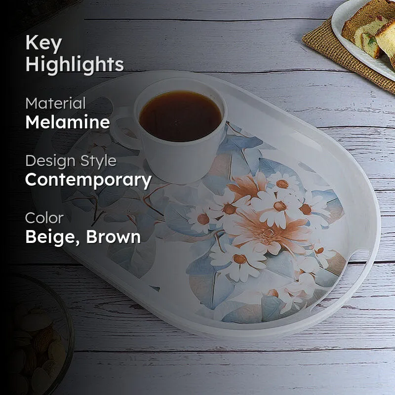 Garden Party Melamine Serving Tray media 2