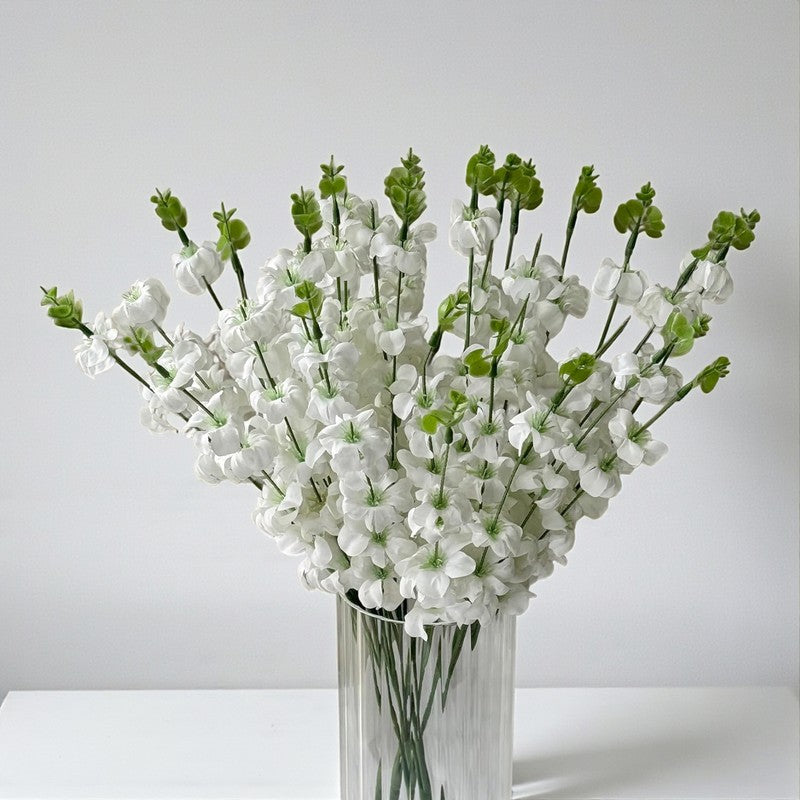 Faux Cherry Blossom Polyester Artificial Flower media 3