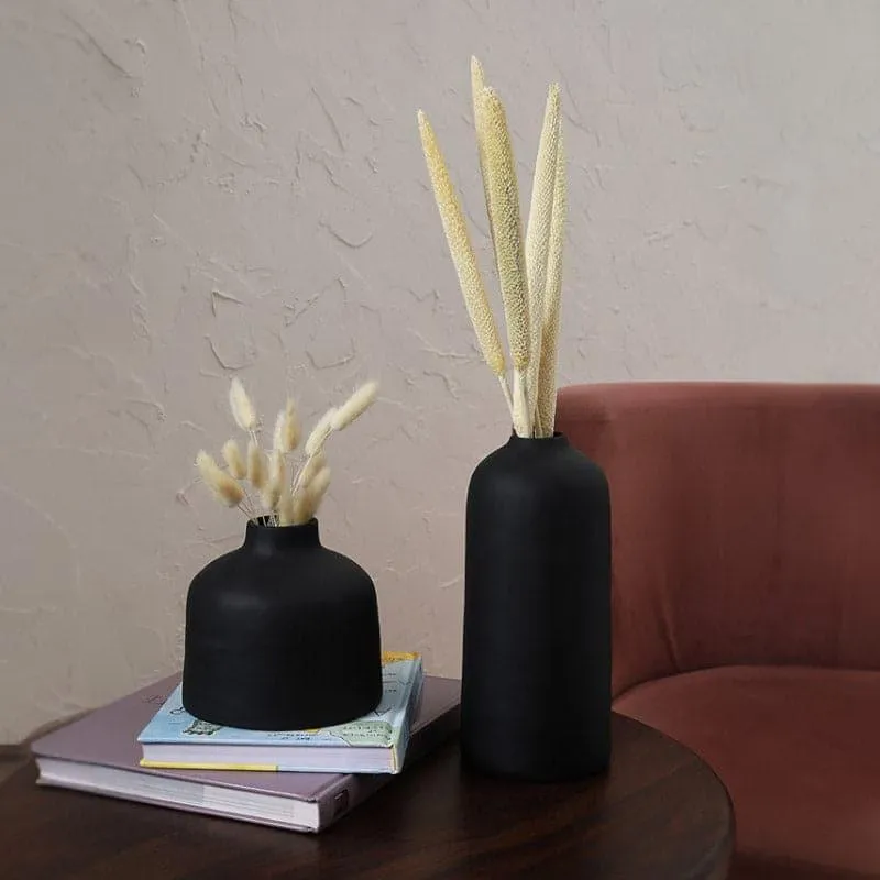 Abbot Vase (Black) - Set Of Two media 1
