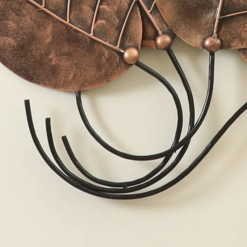 Amber Leaves Metal Wall Accent media 3