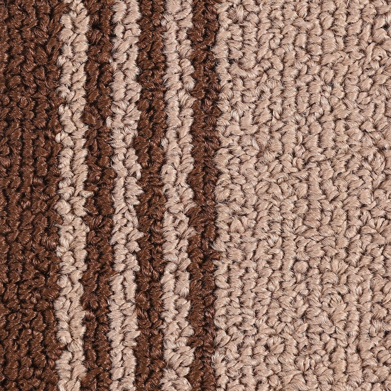 Stripe Haven Kitchen Floor Mats (Brown) - Set of Two media 4