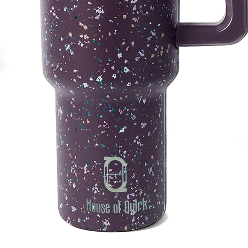 Pop Luxe Stainless Steel Tumbler (1200 ML) - Dark Purple media 4