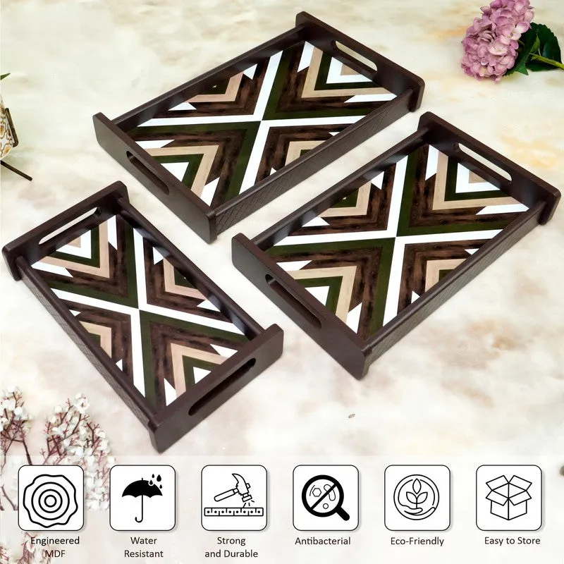 Kyro Wooden Serving Tray - Set Of Three media 8