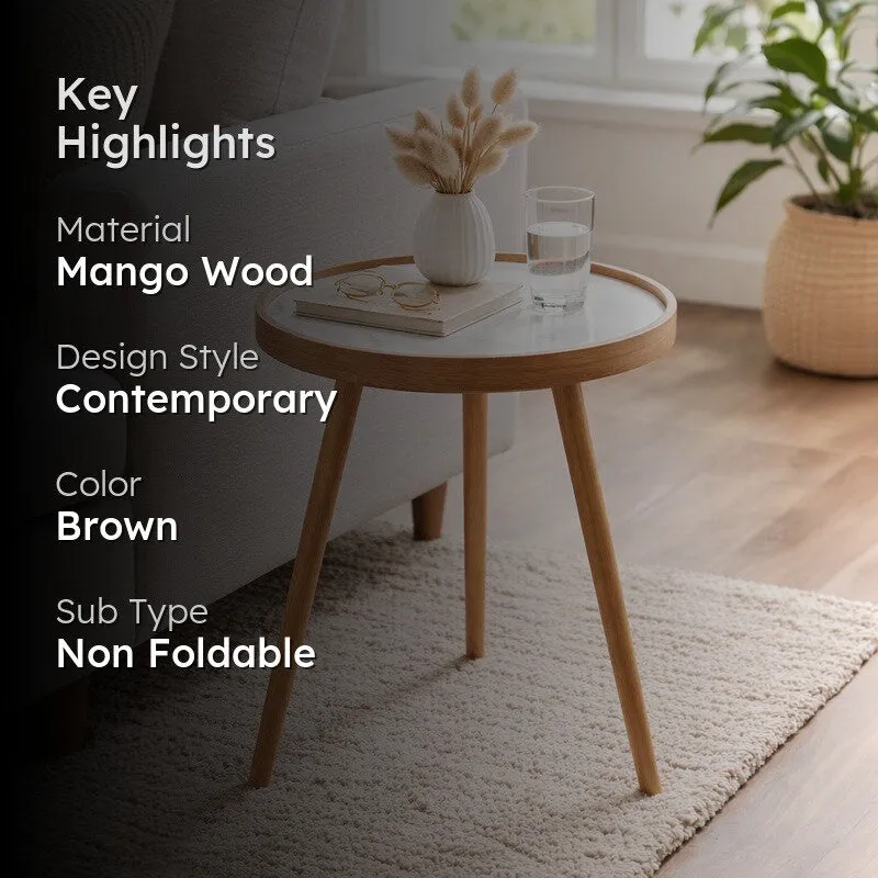 Nordica Mango Wood Side & Bedside Tables media 2