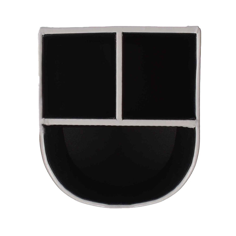 Veltrix Faux Leather Desk Organiser - Grey media 8