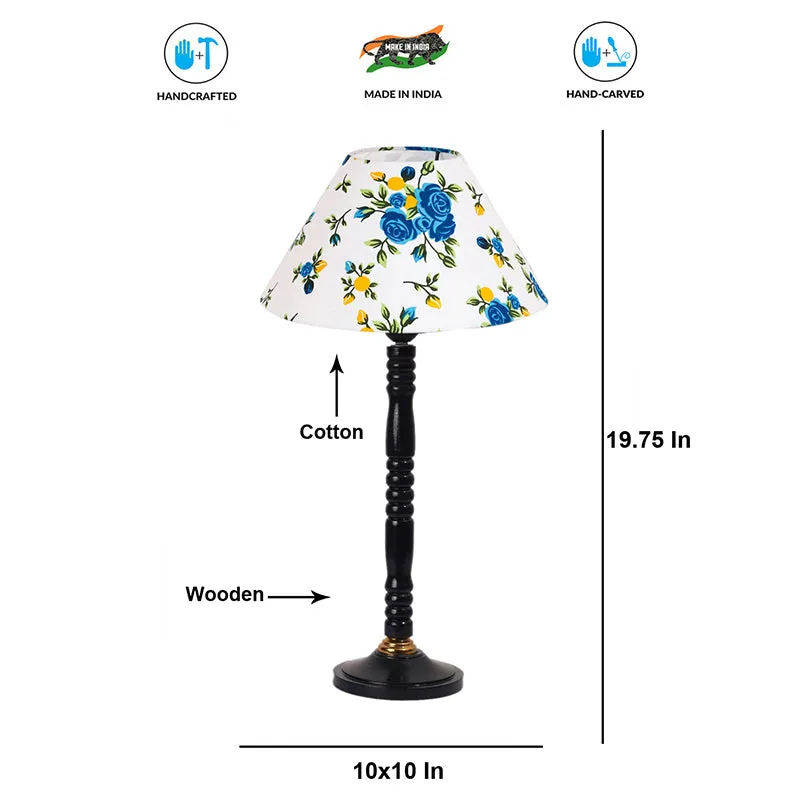 Garden Lights Table Lamp With Wooden Base - Multicolor media 4