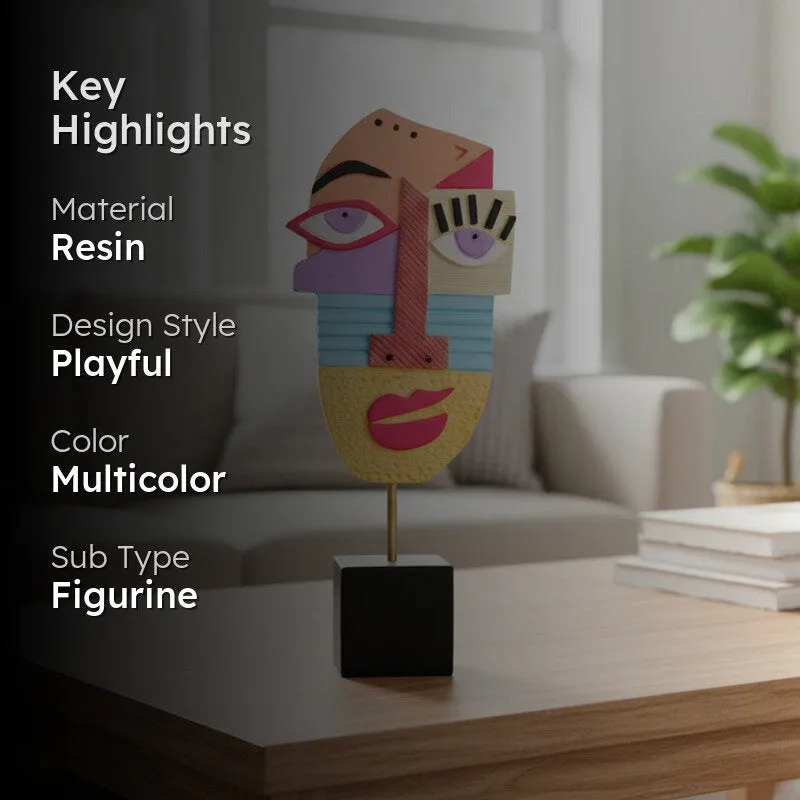 Lines & Silence Art Figure Showpieces - Multicolor media 2