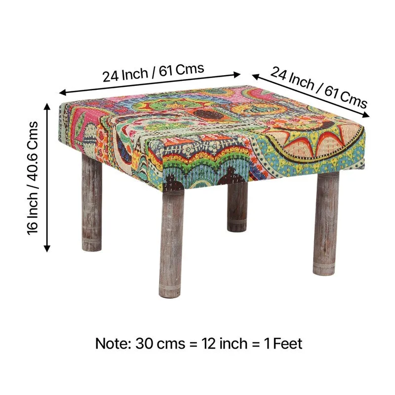 Gryxo Acacia Wooden Bench - Multicolor media 9