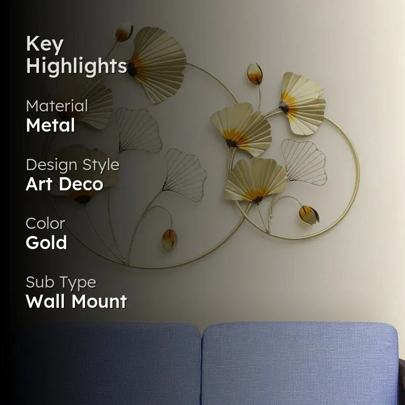 Pisa Floral Metal Wall Accent media 2