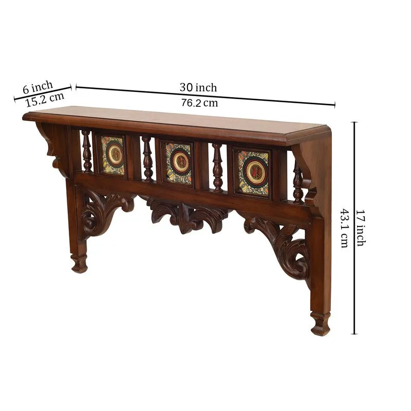 Aria Teak Wood Shelve media 7