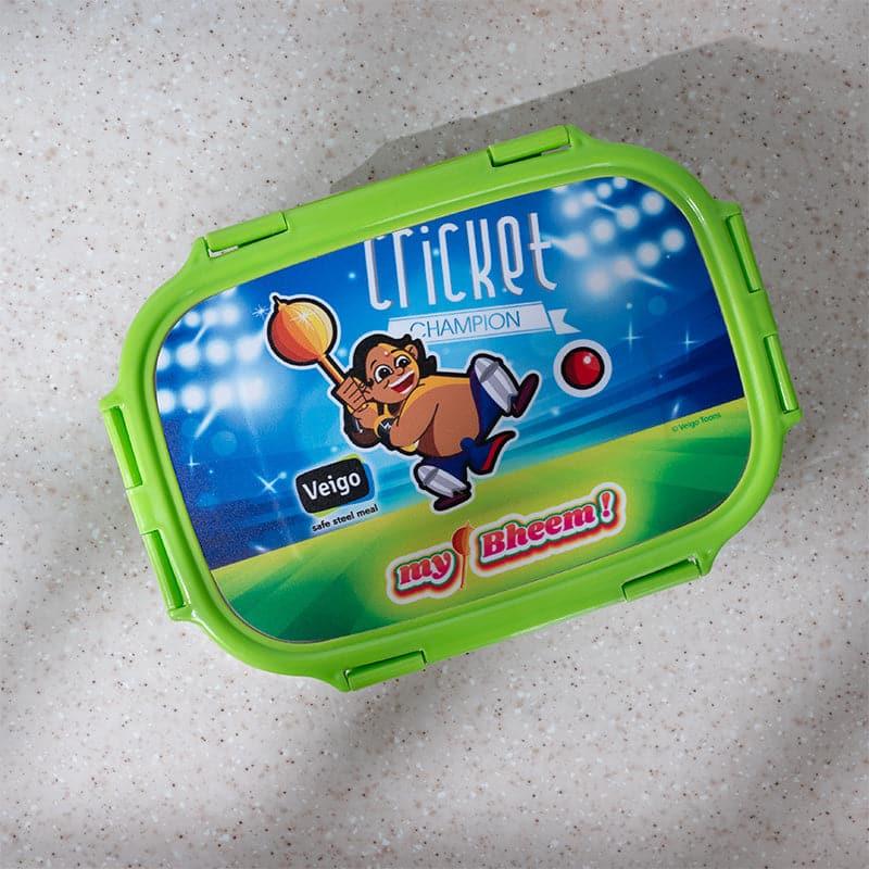 Cricket Wicket Green Lunch Box  (775/150 mL) - Two Piece Set media 4