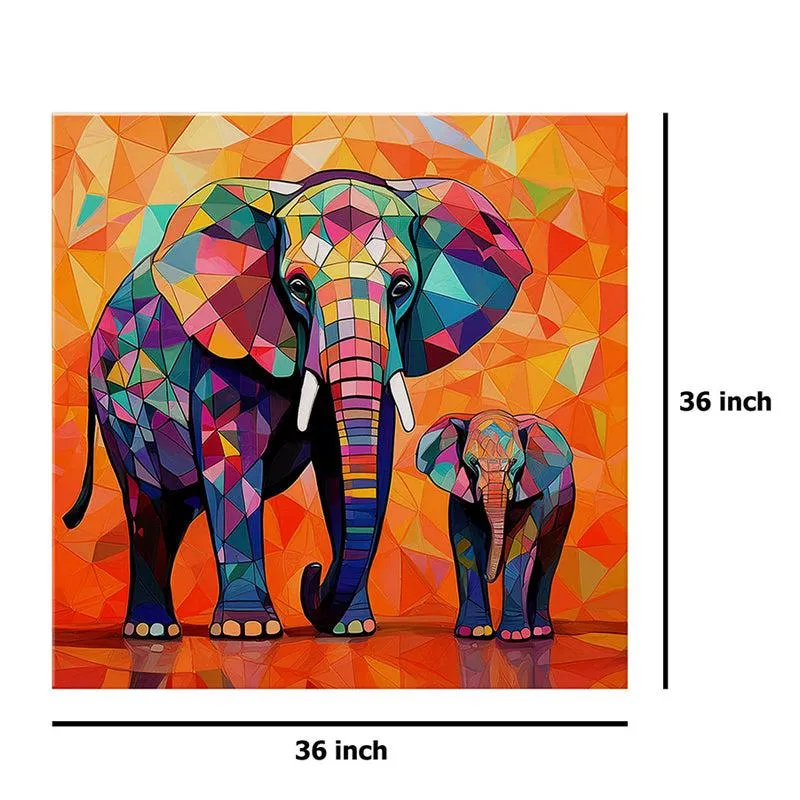 Party Pop Elephants Wall Painting media 8