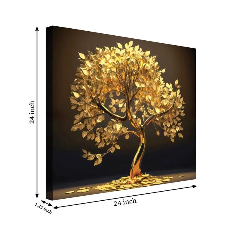 Golden Galore Wall Painting media 6
