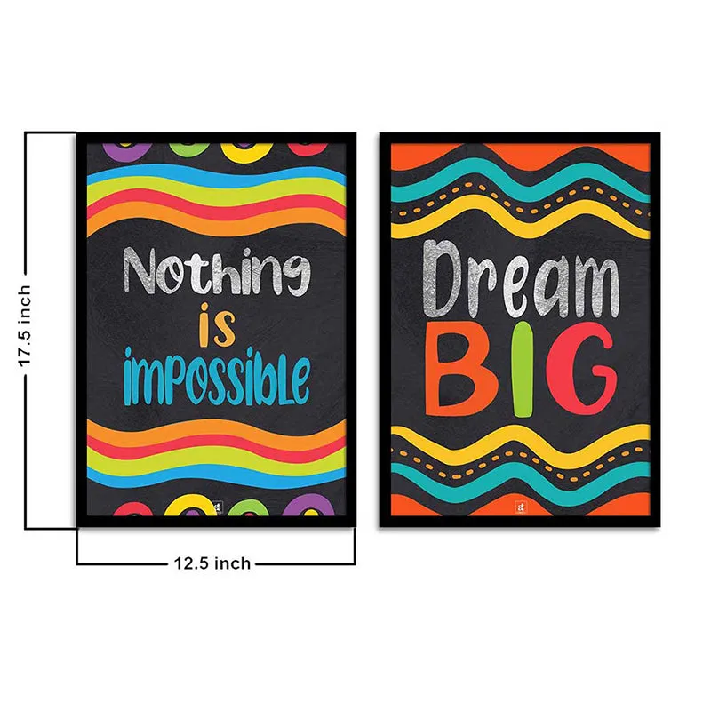 Nothing Is Impossible Wall Art - Set Of Two media 6