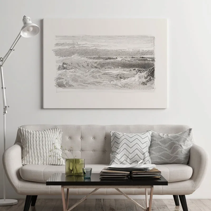 Silver Waves Wood Wall Art media 4