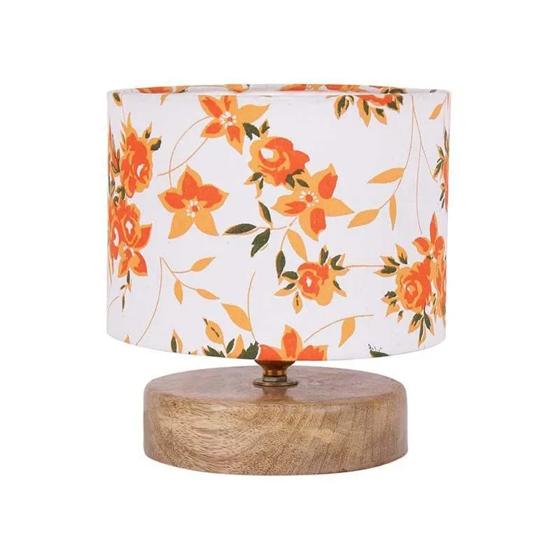 Orange Kisses Fabric Table Lamp - Multicolor media 4