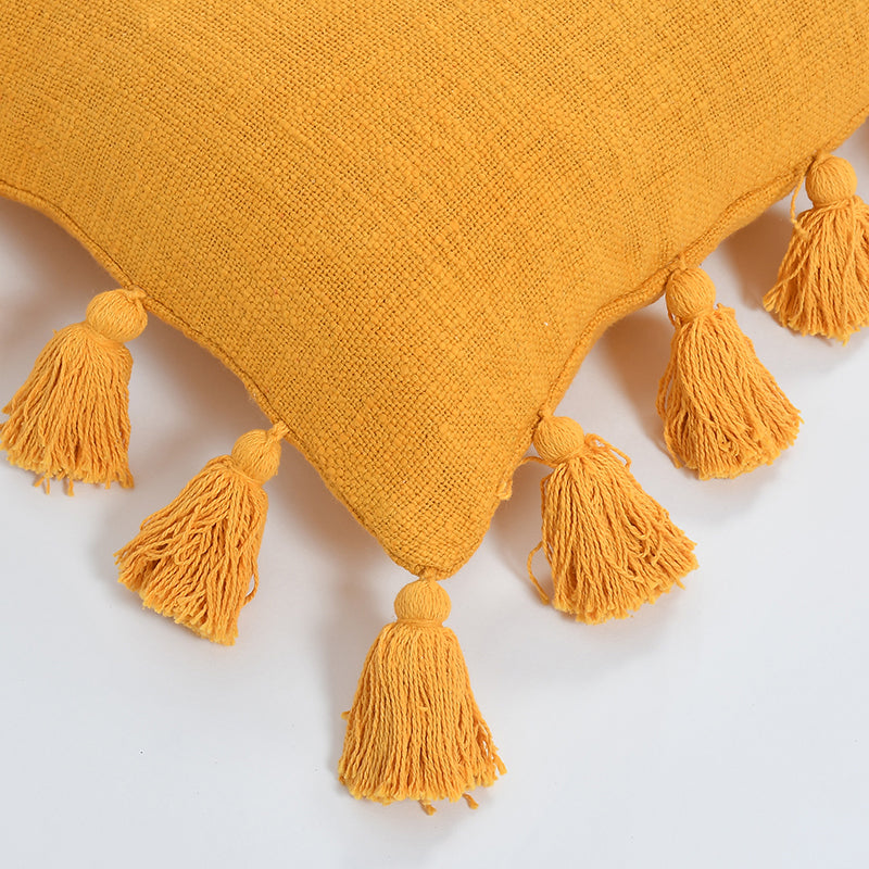 Tassia Cushion Cover (Yellow) - Set Of Two media 4
