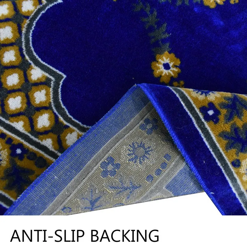 Noorara Velvet Prayer Mat - Blue media 5