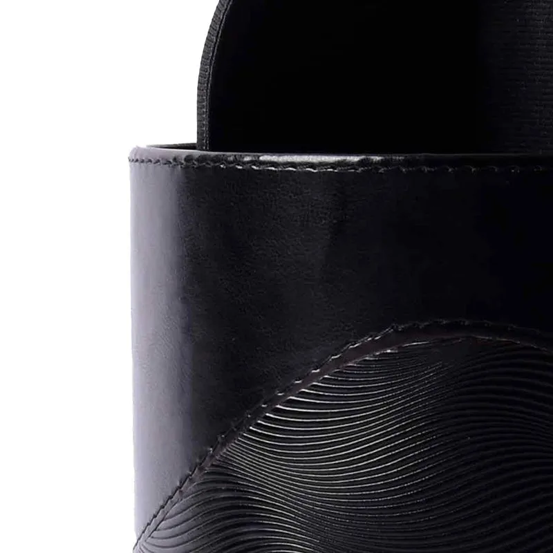 Veltrix Faux Leather Pen Stand - Black media 3