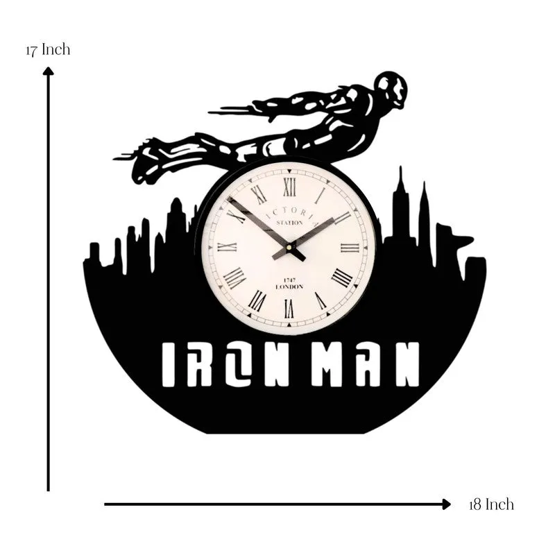 Skyguard Steel Analog Wall Clock - Black media 7