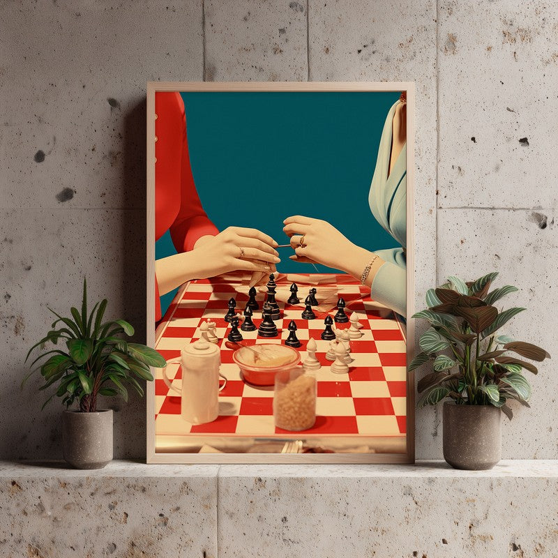 Move Archival Canvas Wall Art - Natural Brown Frame media 4