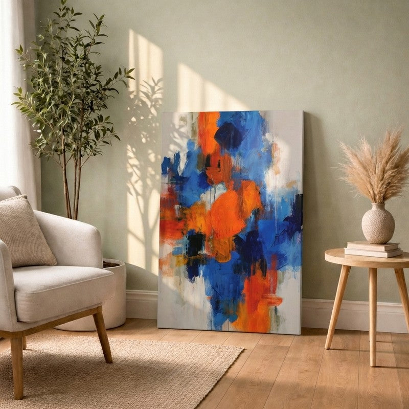 Bold Stroke Abstract Canvas Wall Art