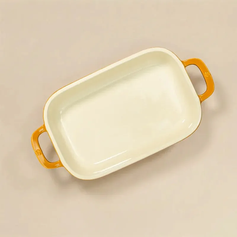 Cumin Co Ceramic Baking Trays - Mustard media 5