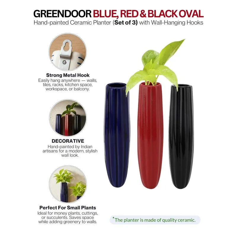 Ravelin Pots & Planters (Black) - Set Of Three media 5