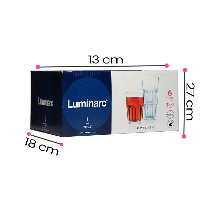 Luminarc Granity Tumbler (350 mL) - Set Of Six media 7