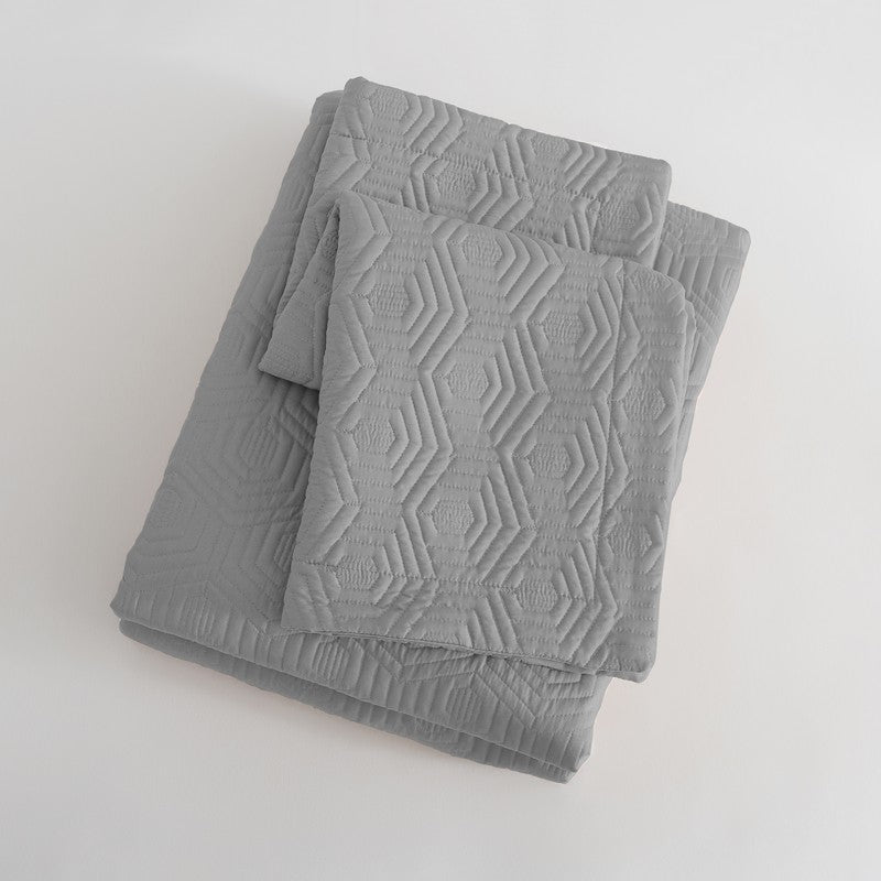 Ash Grey Bed Cover media 5
